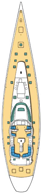 MARI-CHA III deck plan
