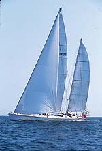 MARI-CHA III sails